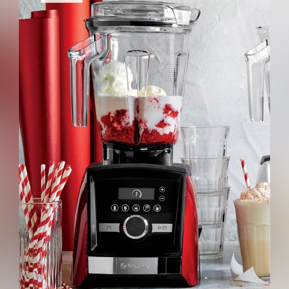Vitamix Ascent Series A3500 Candy Apple Red Green Juice Healthy Self Cleaning